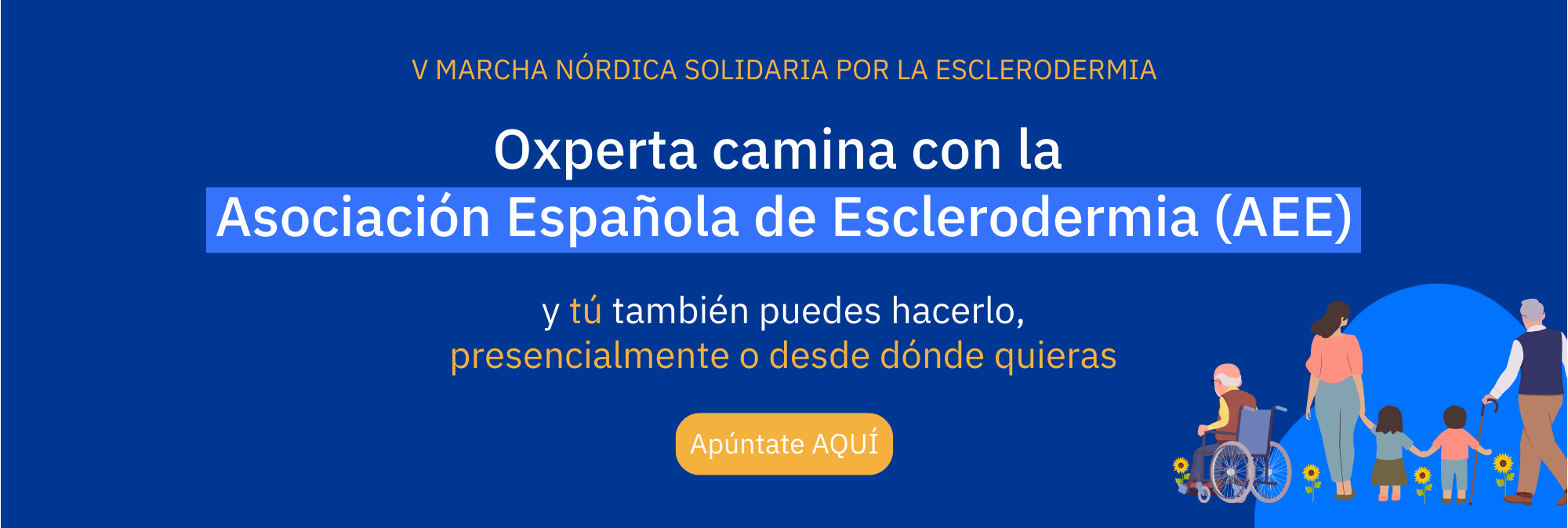 Oxperta camina con la asociación española de esclerodermia